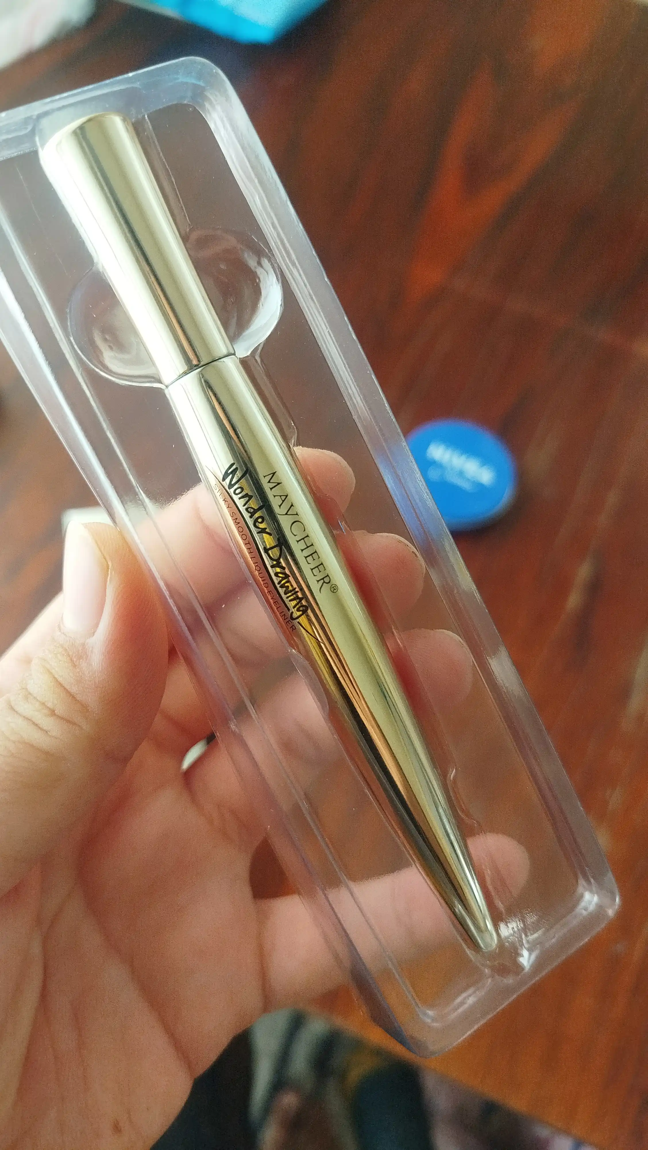 Подводка для глаз Maycheer, водостойкая, точная линия, черный eyeliner