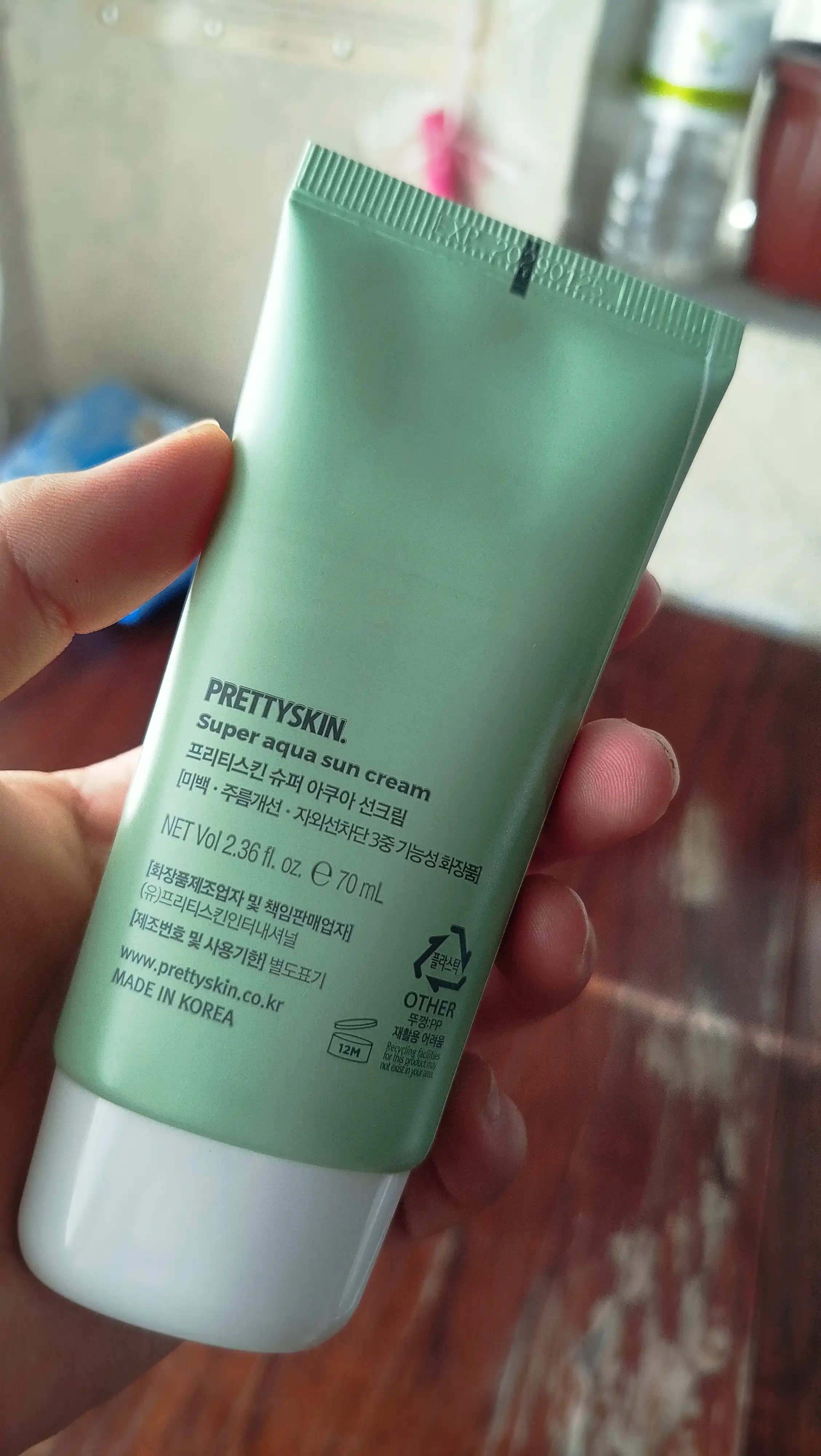Pretty Skin Yuz uchun namlovchi, quyoshdan himoyalovchi krem SPF50+ PA++++ 4 xil, 70 ml