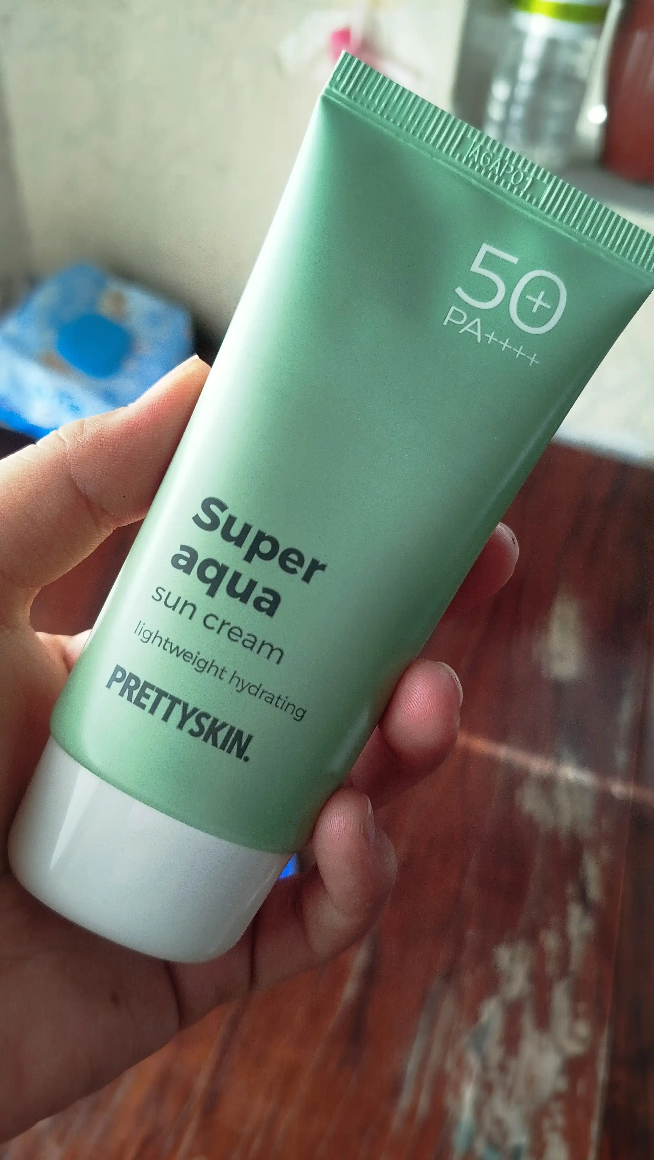 Pretty Skin Yuz uchun namlovchi, quyoshdan himoyalovchi krem SPF50+ PA++++ 4 xil, 70 ml