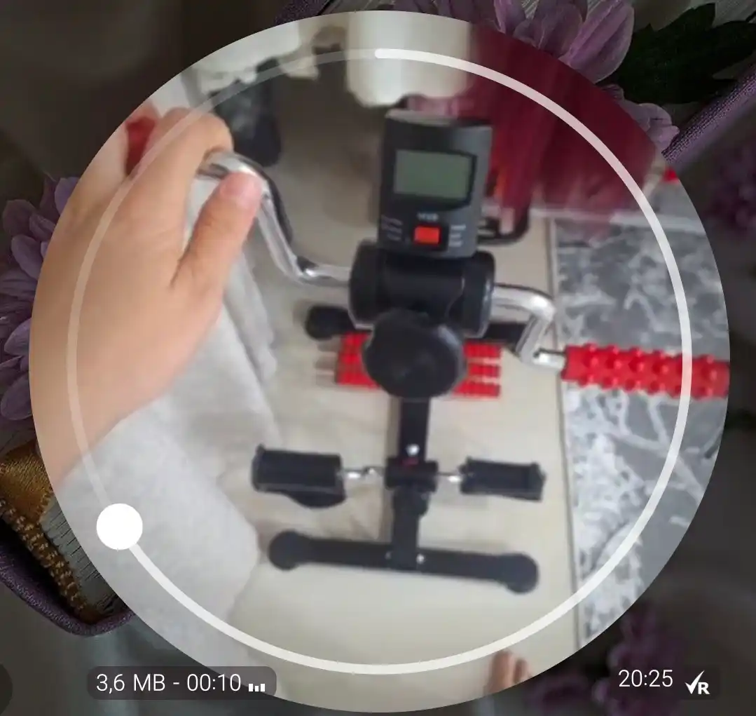 Qo‘l va oyoq uchun mini velotrenajyor, uyda mashq qilish uchun