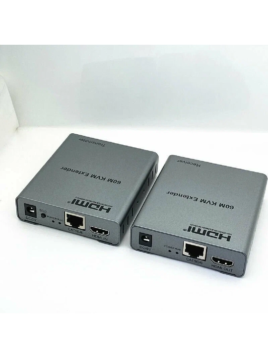 HDMI KVM Extender 60M / 120M — удлинитель HDMI + USB по витой паре
