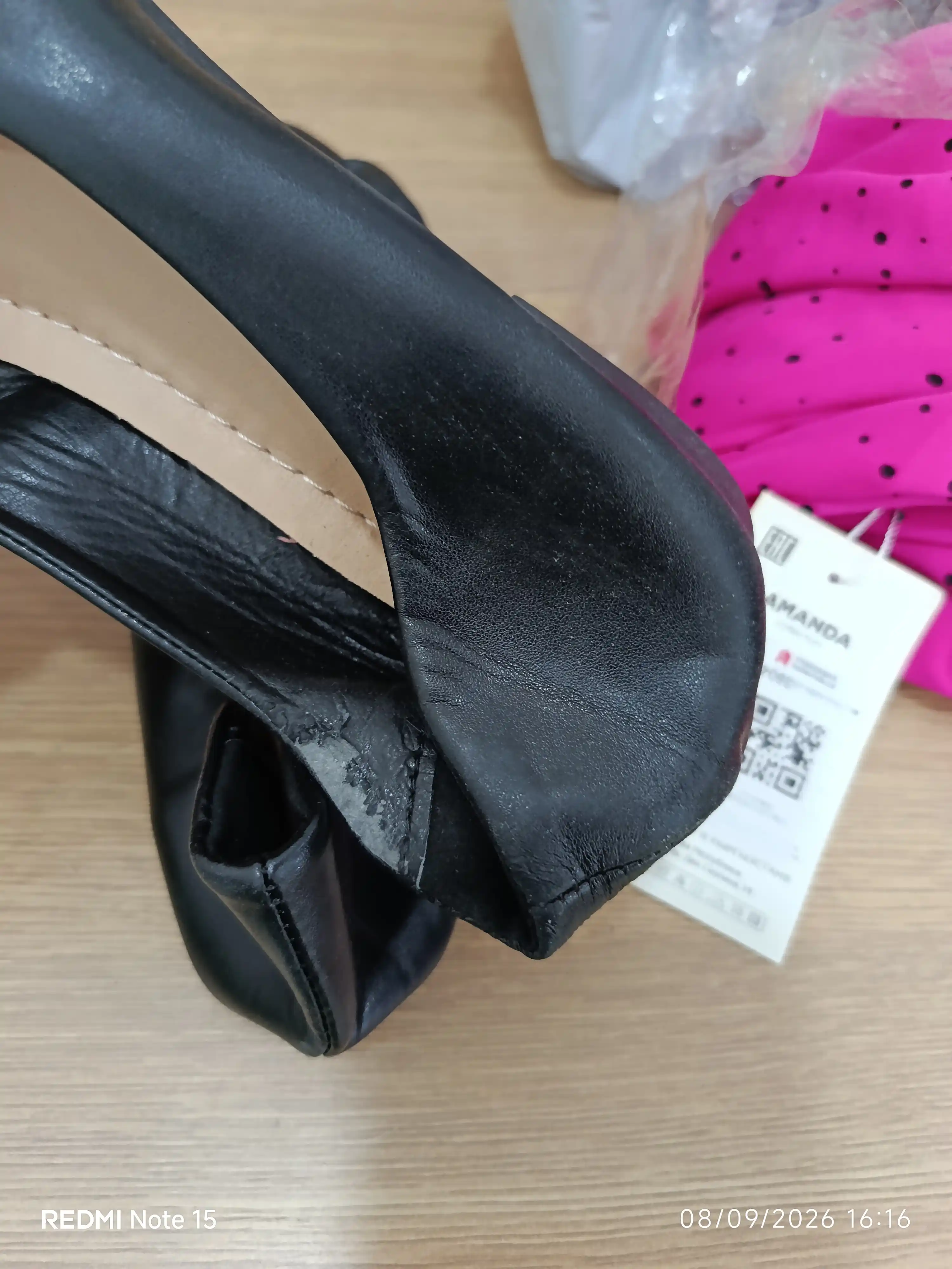 Chanel uslubidagi ayollar baletkalari, uchi o‘tkir klassik ayollar tuflilari