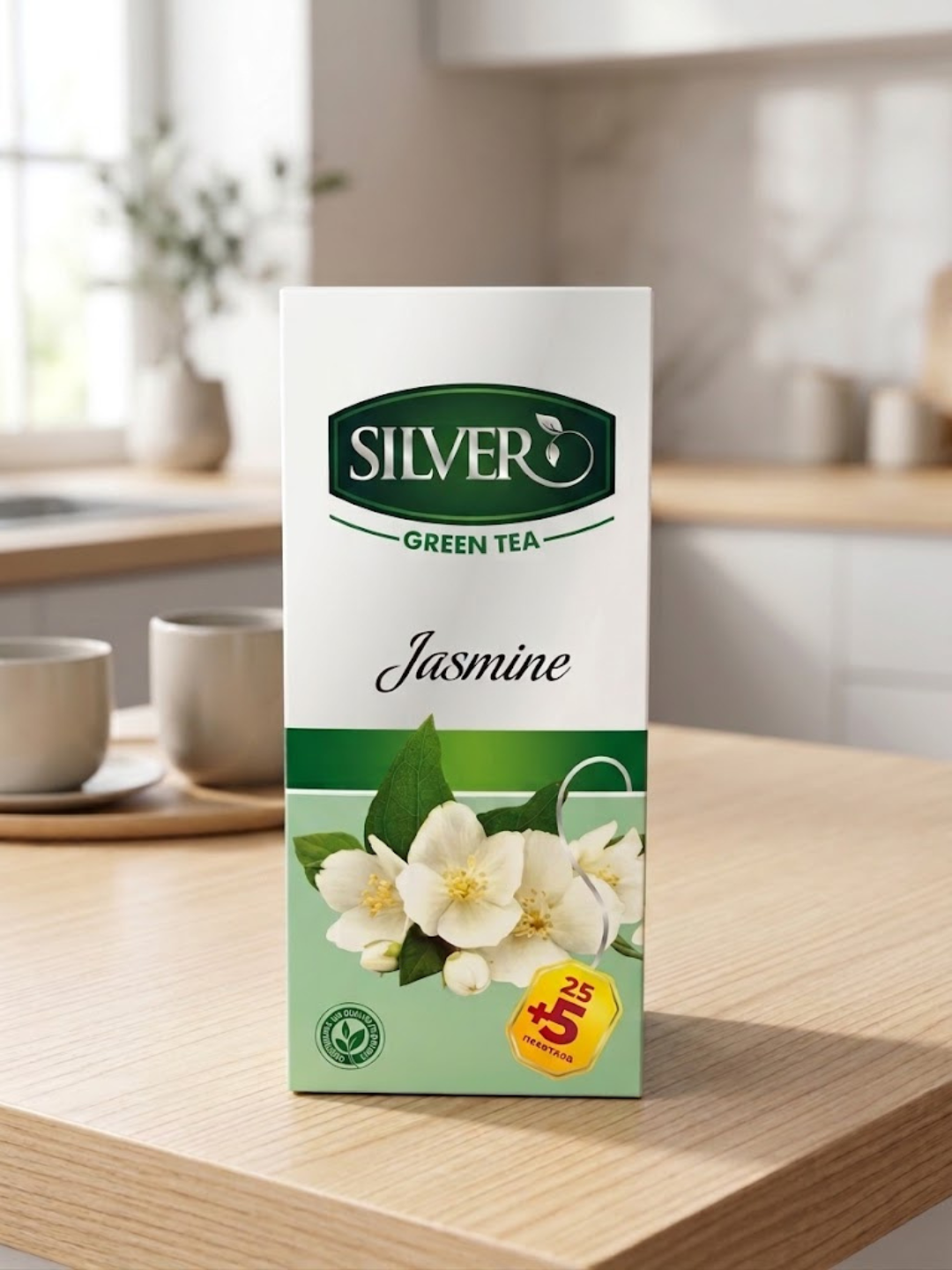 Silver Green Tea: ассорти чая с фруктовыми вкусами, зеленый и черный чай, чай в пакетиках - 