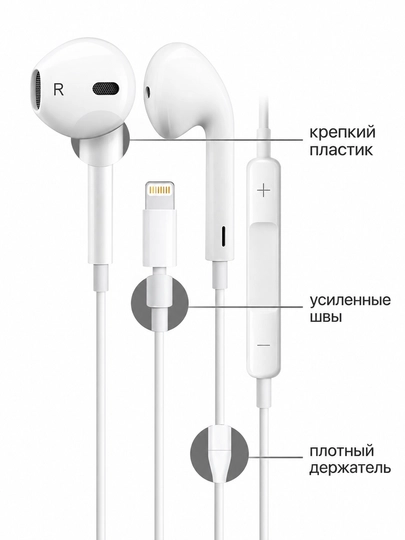 IPhone uchun simli quloqchinlar, (Pop-UP) mikrofon bilan, Lightning, Type-c,3.5mm Aux