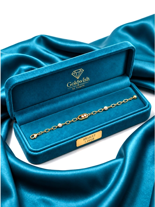 Золотой браслет GOLDWISH, Royal Chain, 585 проба, вес 7.14 г, размер 18–21 - 