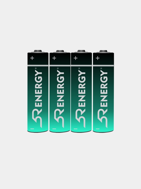 5R ENERGY ALKALINE barmoq batareyalari, АAA o‘lchamda, 4 dona