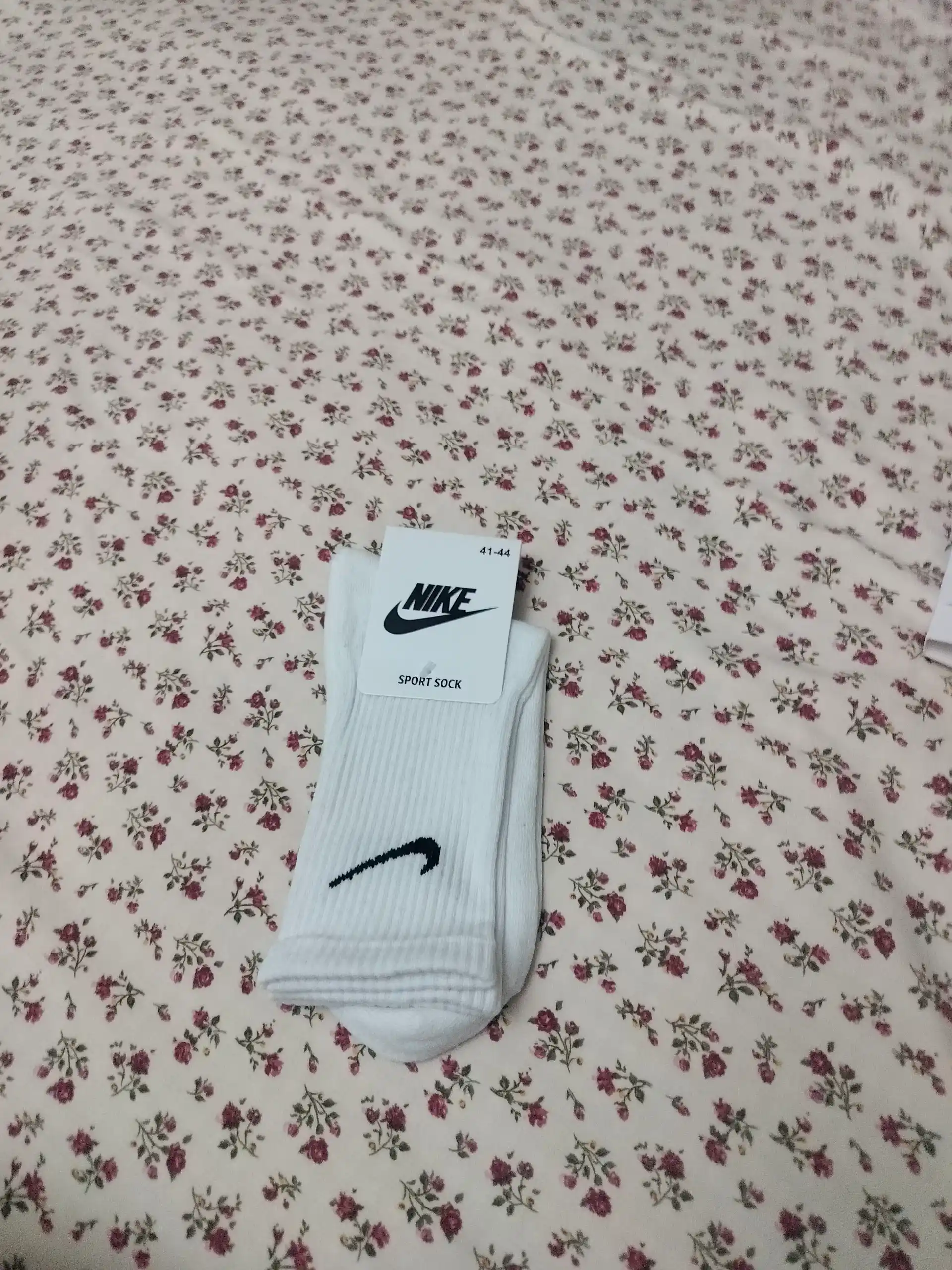 Erkaklar va ayollar sport paypog‘i, uzun paypoq paxtali, Nike paypoq, oq va qora paypoq
