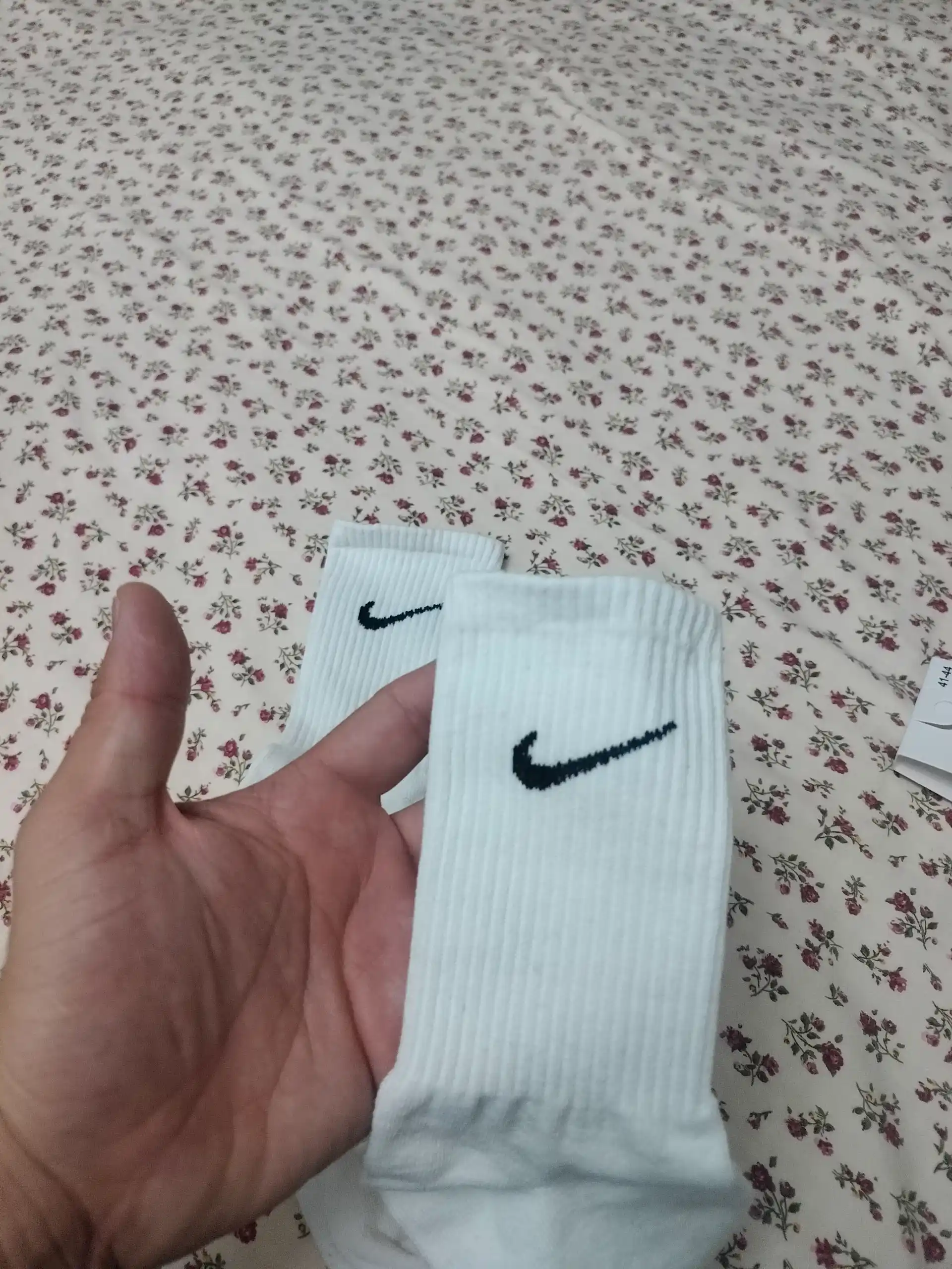Erkaklar va ayollar sport paypog‘i, uzun paypoq paxtali, Nike paypoq, oq va qora paypoq
