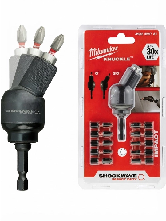 Milwaukee Knuckle burchakli biriktirma