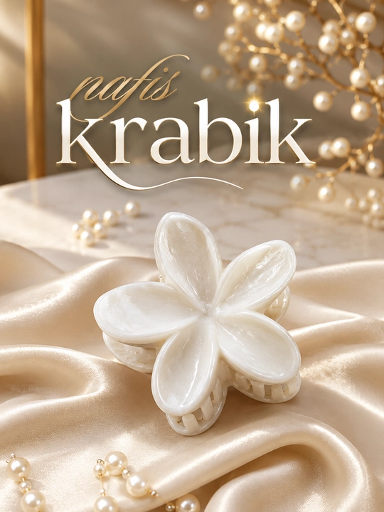 Krabik, zakolkalar, soch uchun qisqich, soch aksesuarlari, zajim - 