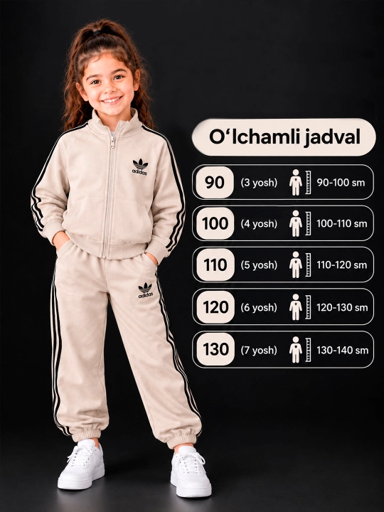 Спортивный костюм для девочек, 3-7 лет, спортивная форма для девочек, двойка