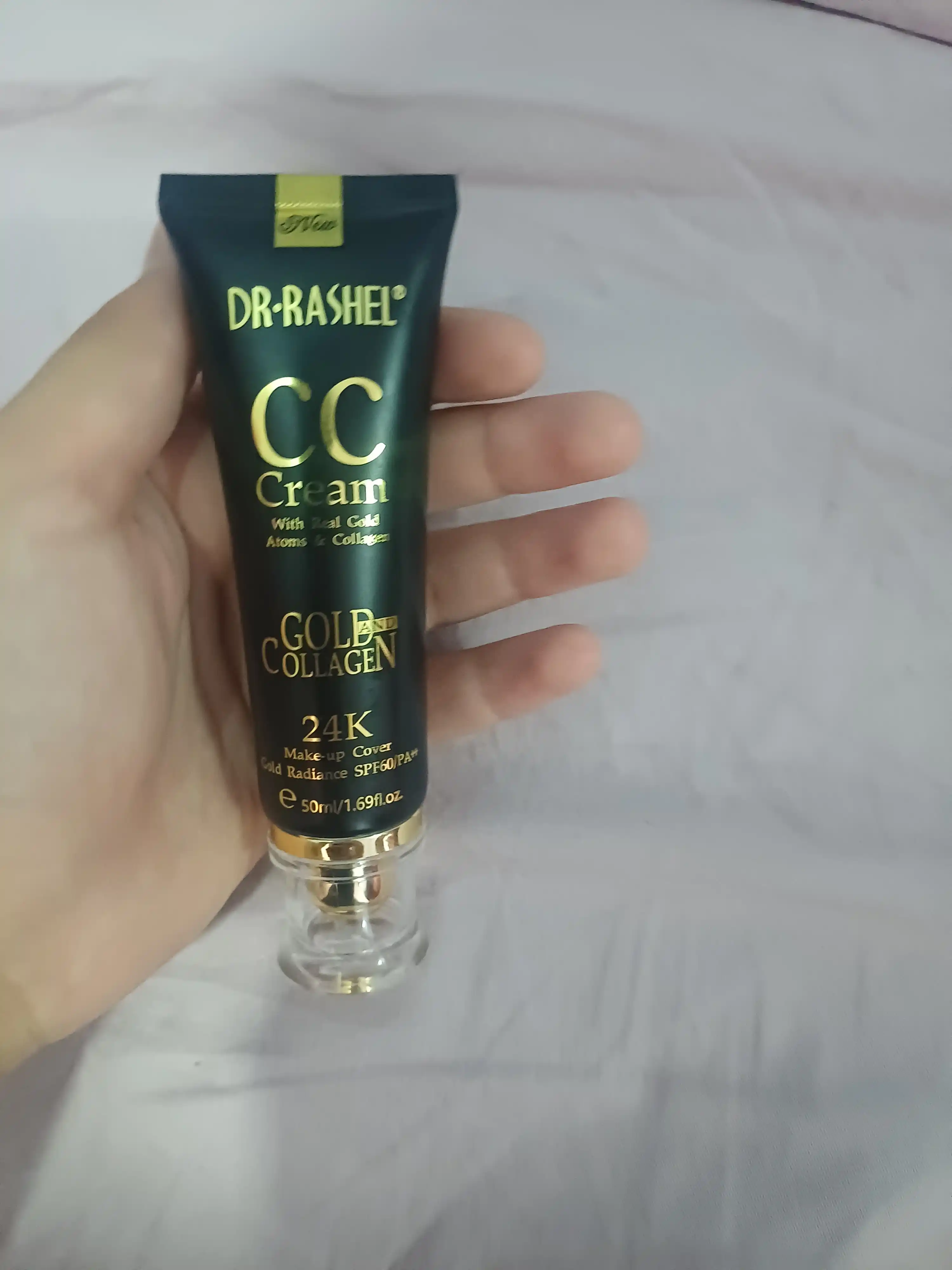 Тональный крем 24K Gold collagen CC Cream SPF60, Dr Rashel, 50 мл