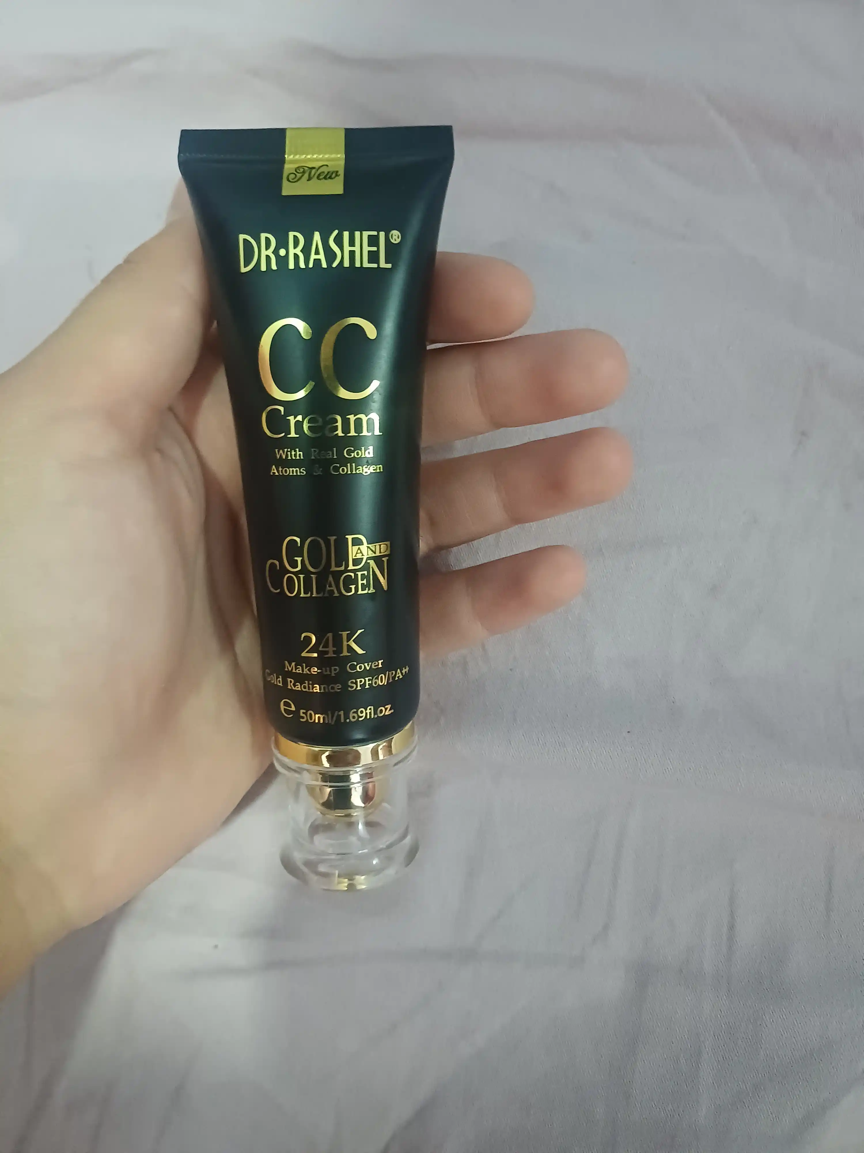 Тональный крем 24K Gold collagen CC Cream SPF60, Dr Rashel, 50 мл