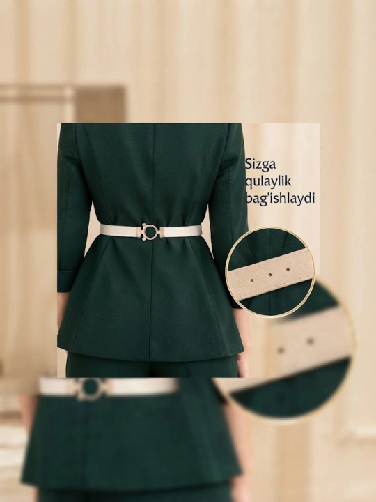 Ayollar va qizlar uchun zamonaviy va nafis kamarlar
