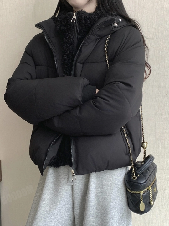 Ayollar va qizlar uchun kurtka, qalin, issiq, kuz va qish uchun mo‘ljallangan puxovik