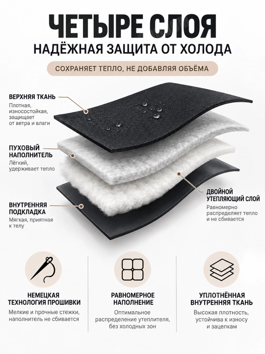Ayollar va qizlar uchun kurtka, qalin, issiq, kuz va qish uchun mo‘ljallangan puxovik