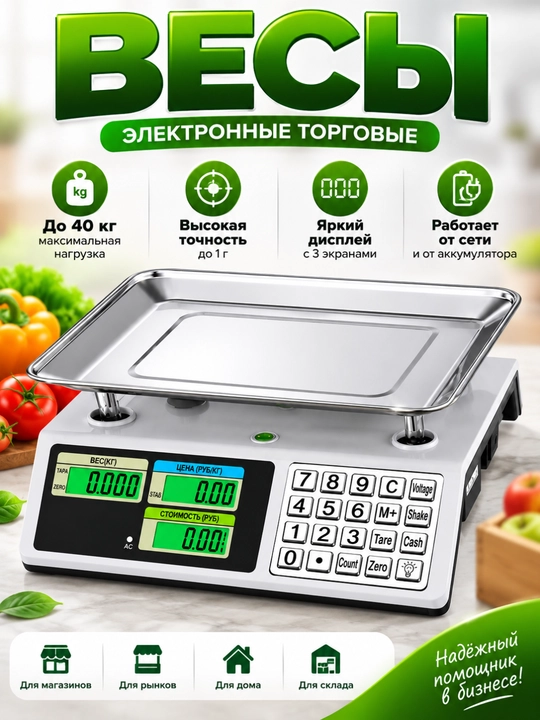 Электронные торговые весы - 