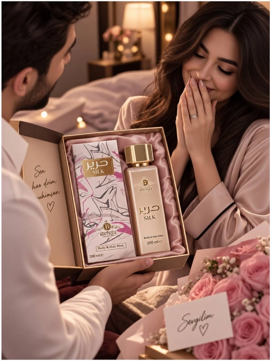 Feromon Sprey Soch uchun — BOUTIQUE 200 ml Jozibador va Uzoq Saqlanuvchi Xushbo‘y Hid
