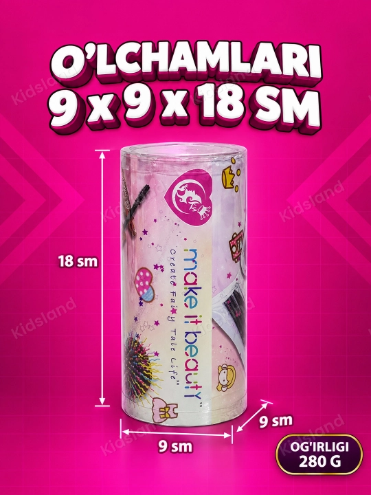 Набор косметики для девочек в сумочке, подарочный детский бьюти-набор, от 6 лет