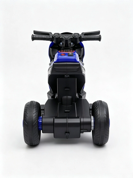 Bolalar elektr mototsikli, 2 motorli, 6V 4Ah akkumulyator, musiqa va chiroqlar, 1–6 yosh