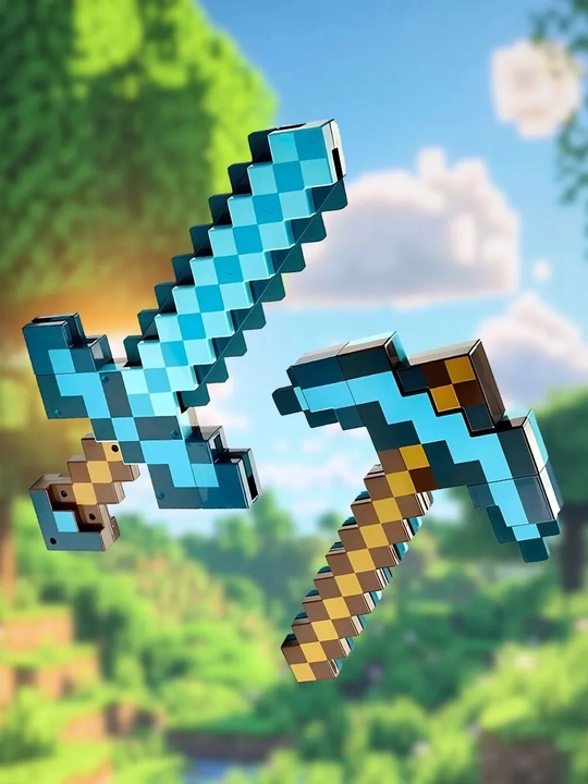 Bolalar uchun Minecraft mash’alasi, Minecraft chirog‘i, chiroq, bolalar uchun tungi chiroq, bra