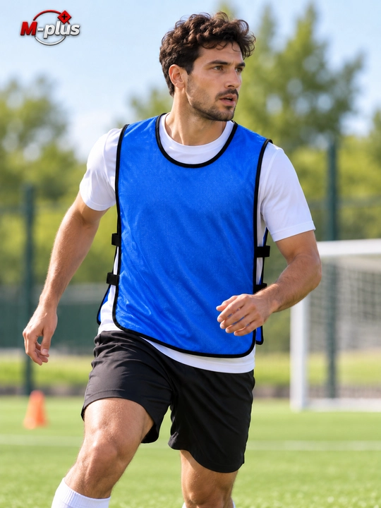 Futbol va sport mashg‘ulotlari uchun ajratuvchi jilet, manishka