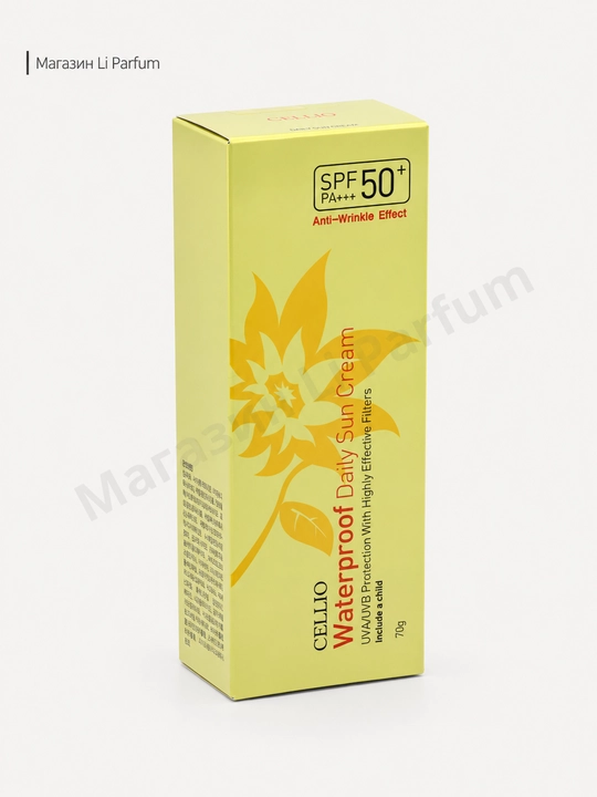 Cellio SPF 50+ PA+++ gialuron kislotali quyoshdan himoyalovchi - 