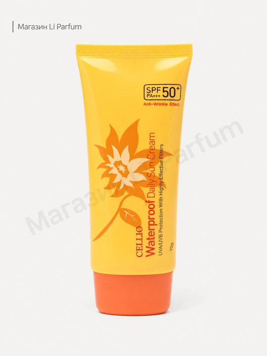Cellio SPF 50+ PA+++ gialuron kislotali quyoshdan himoyalovchi