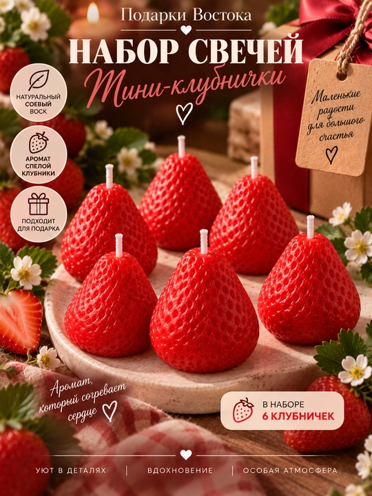 «Mini-qulupnaychalar» shamlar to‘plami - 