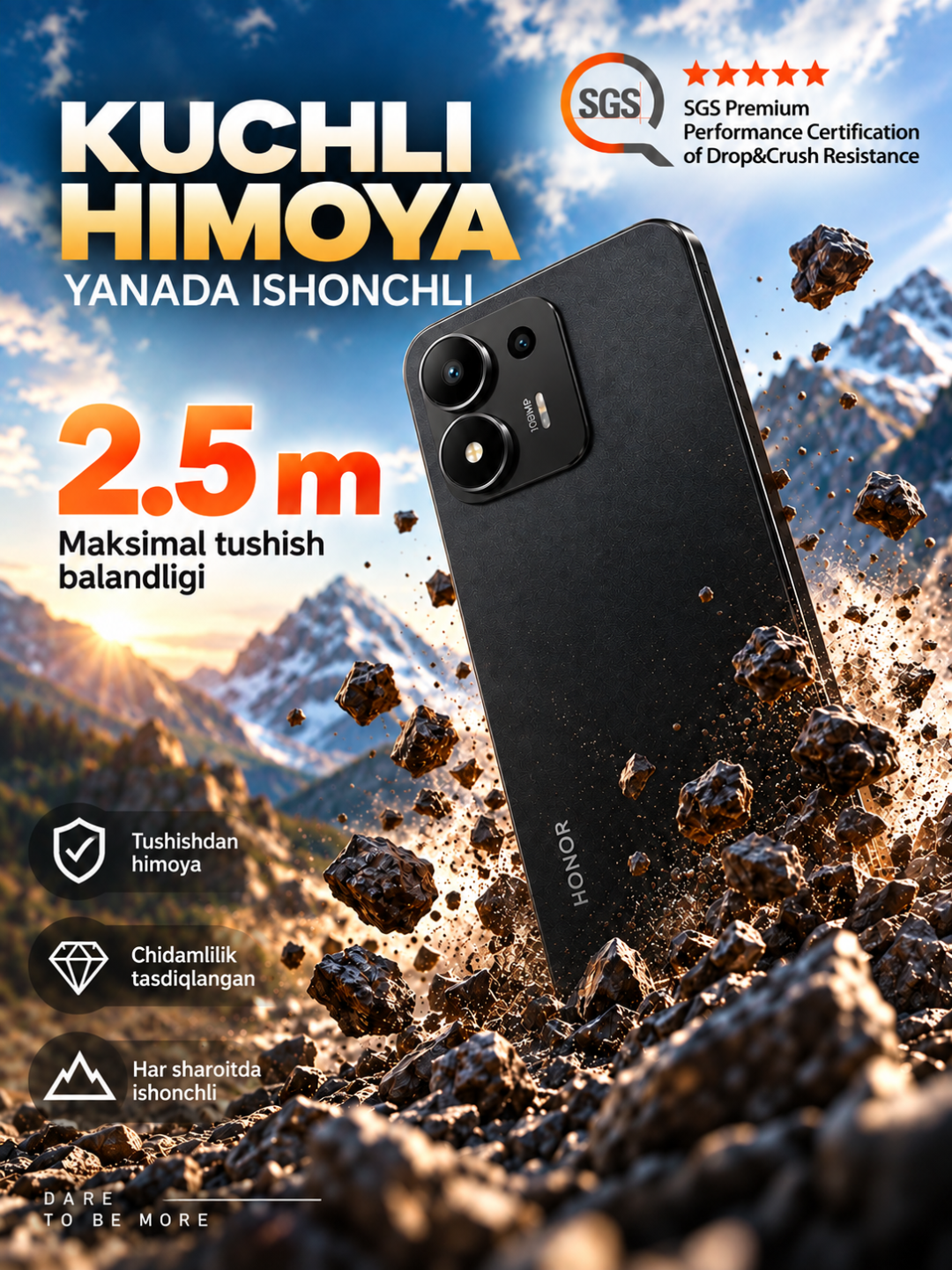 Смартфон HONOR X8e 6 256 ГБ 120 Гц 108 МП 7700 мАч