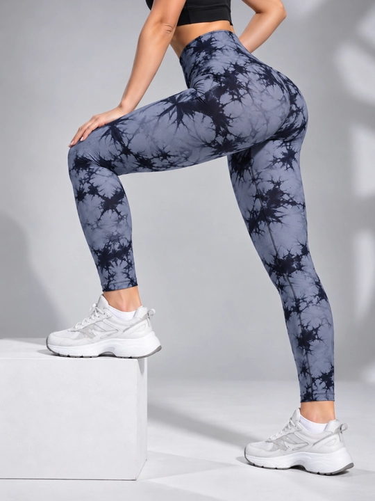 Qizil ayollar legginslari, sport uchun, yuqori belli