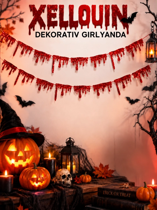 Halloween yaltiroq arvohlar marjoni - 