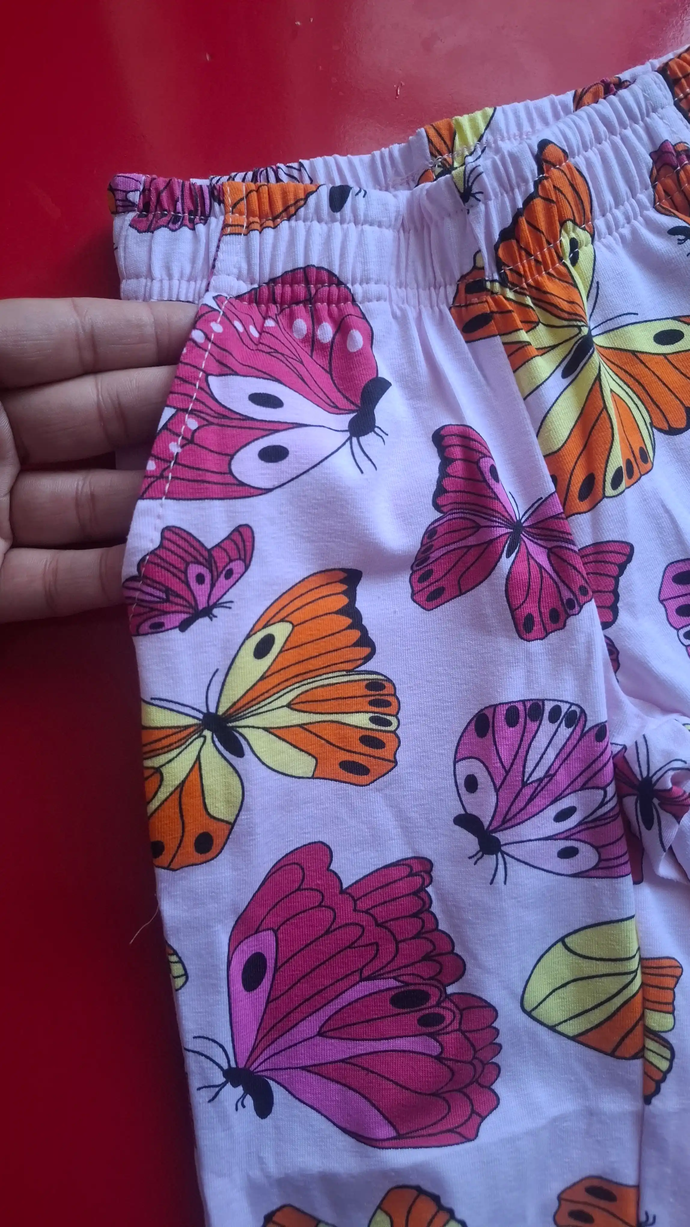 Комплект одежды для девочек из 100% хлопка топ и брюки с принтами Hello Kitty и единорогом