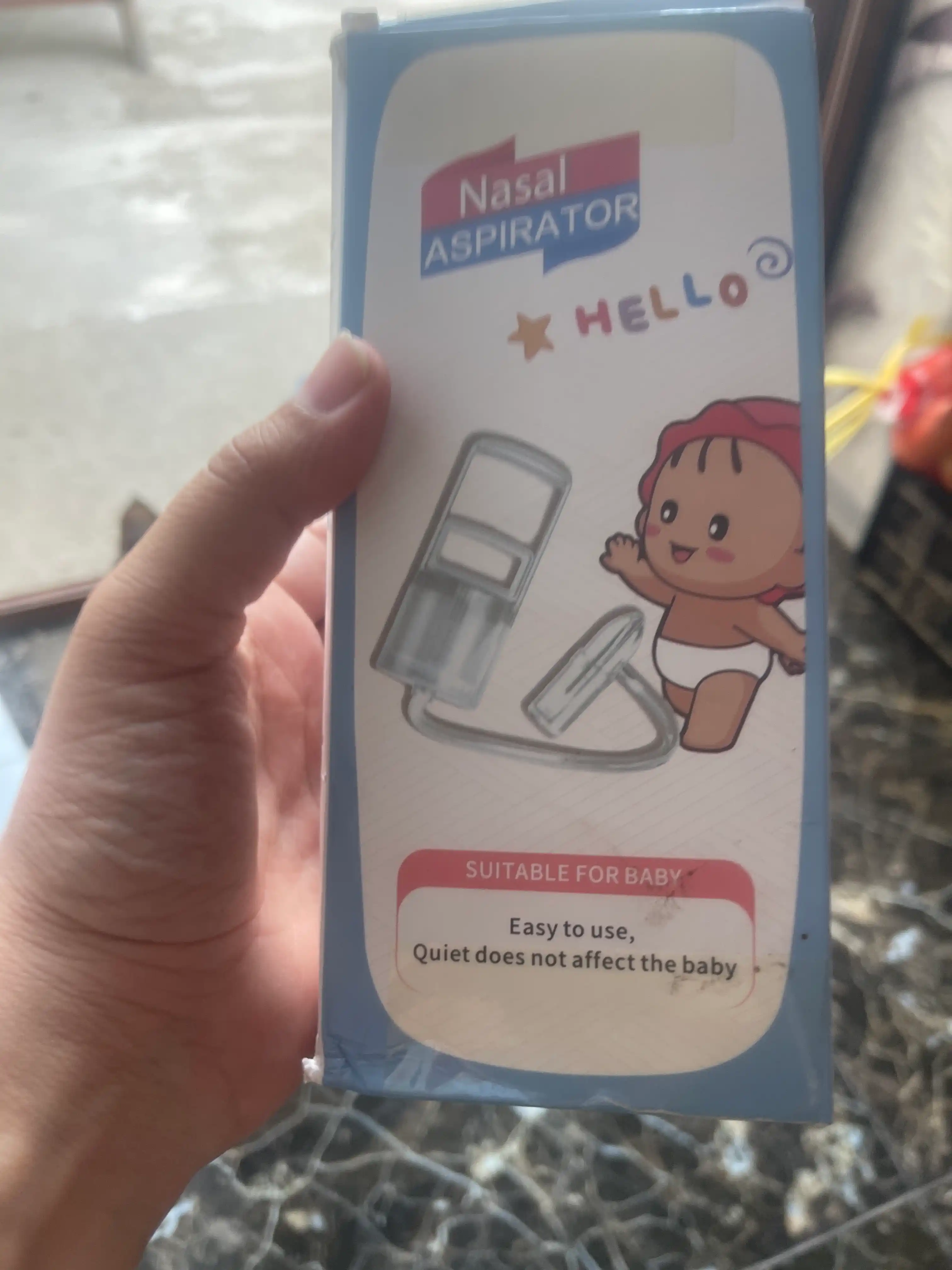 Bolalar burun aspiratori, burun tozalash uchun aspirator, bolalar uchun burun so‘rg‘ichi