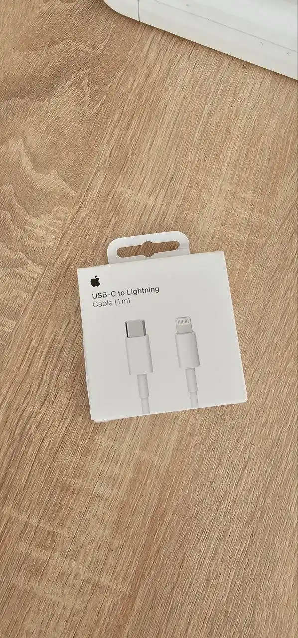 Кабель (ОРГ) Type-C — Lightning для iPhone X/ 11/ 12/ 13/ 14, 1м, быстрая зарядка