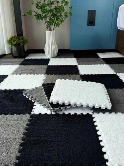 Modulli puzzle gilamcha, biriktiriladigan pol qoplamasi