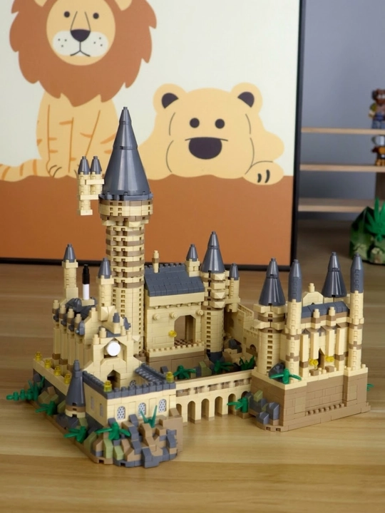 3D LEGO konstruktor HOGVARTS qasri, Garri Potter, bolalar uchun sovg'a, lego