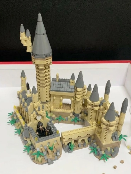 3D LEGO konstruktor HOGVARTS qasri, Garri Potter, bolalar uchun sovg'a, lego