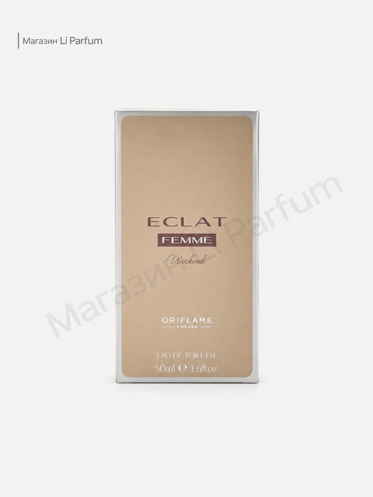 Xushbo'ylangan suv Eclat Femme Weekend Oriflame gulga oid mevaga oid barqaror hid 50 ml - 