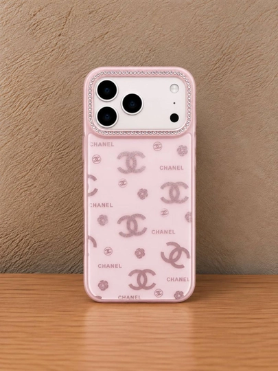 Estetik himoya g‘ilofi iPhone 17 Pro Max uchun, print va toshchali g`ilof
