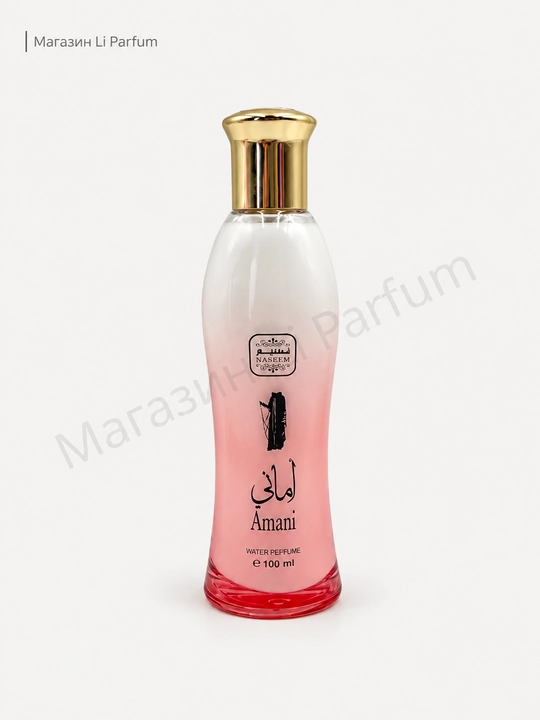 Parfyumlangan suv Amani Lamsa Bushra Naseem Dubai, 100 ml