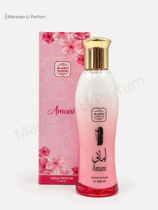 Parfyumlangan suv Amani Lamsa Bushra Naseem Dubai, 100 ml