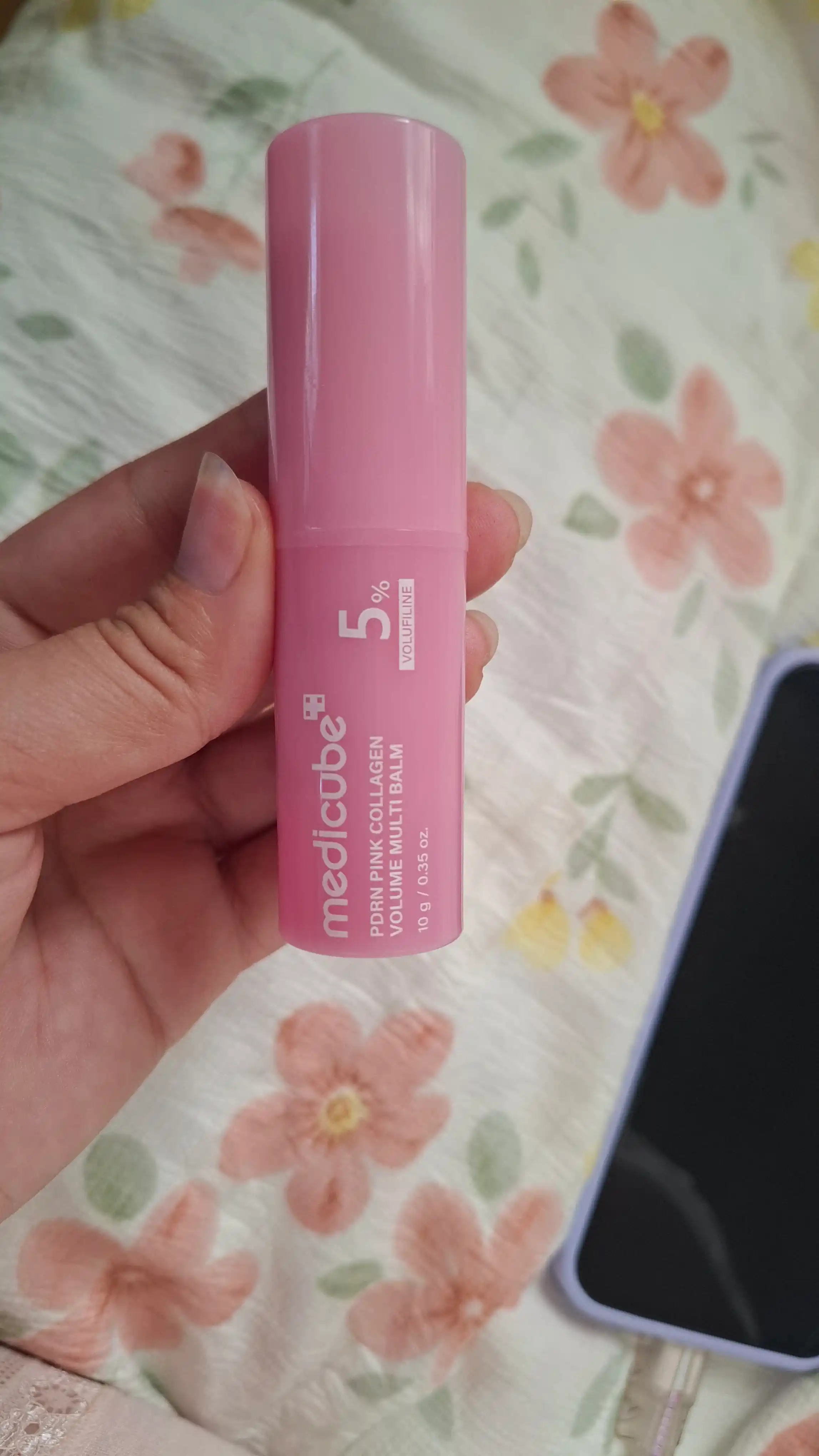Medicube PDRN Pink Collagen Volume Balm yuz uchun yoshartiruvchi balzam, Ajinlarga qarshi