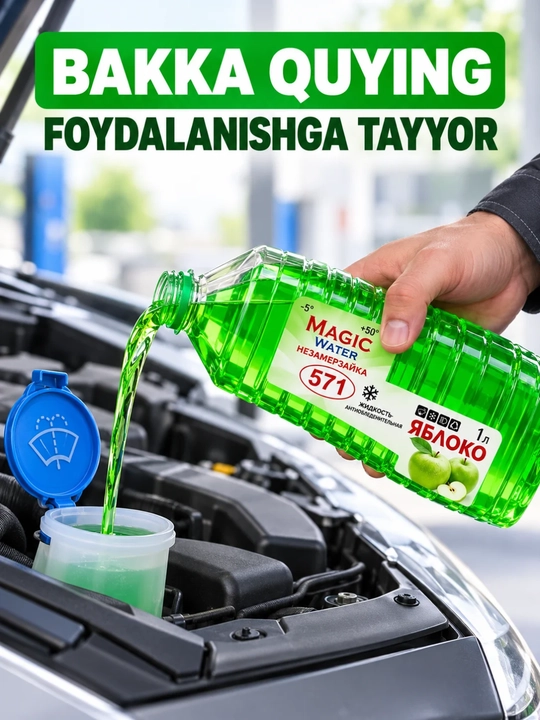 Avtomobil oynasi uchun yuvish suyuqligi Magic Water 571, -5°C, 1 litr