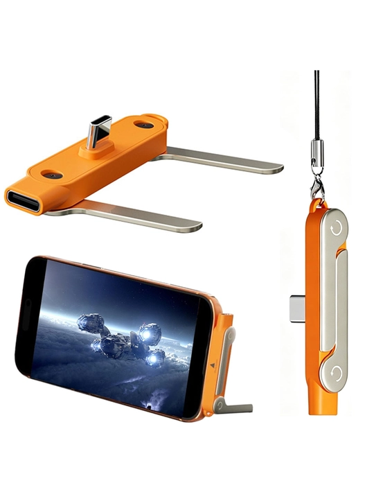 Telefon ushlagich va Type-C texnologiyasi bilan jihozlangan, telefon uchun
