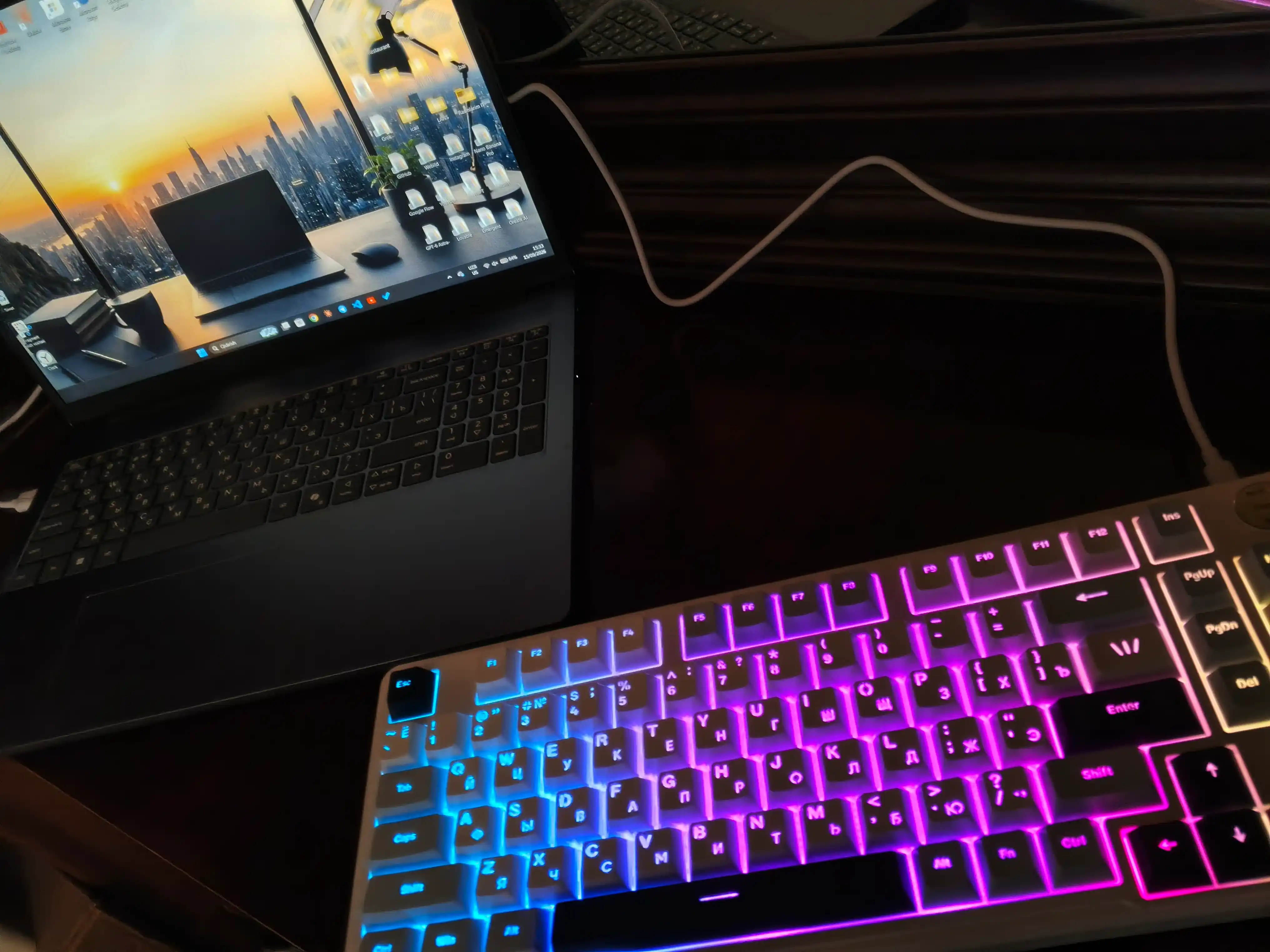 Игровая клавиатура Furycube с RGB подсветкой для геймеров (механическая / мембранная)