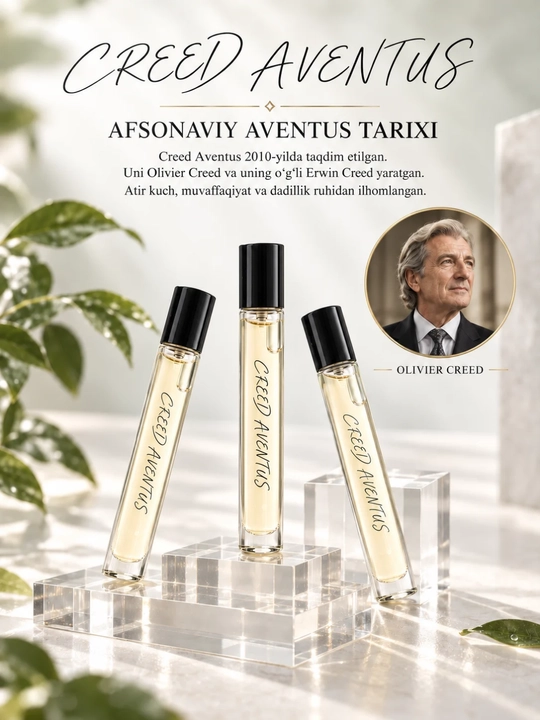 Creed Aventus erkaklar atiri, razliv atir, perfume, parfyum, Eau de Parfum 3–100 ml hajmda