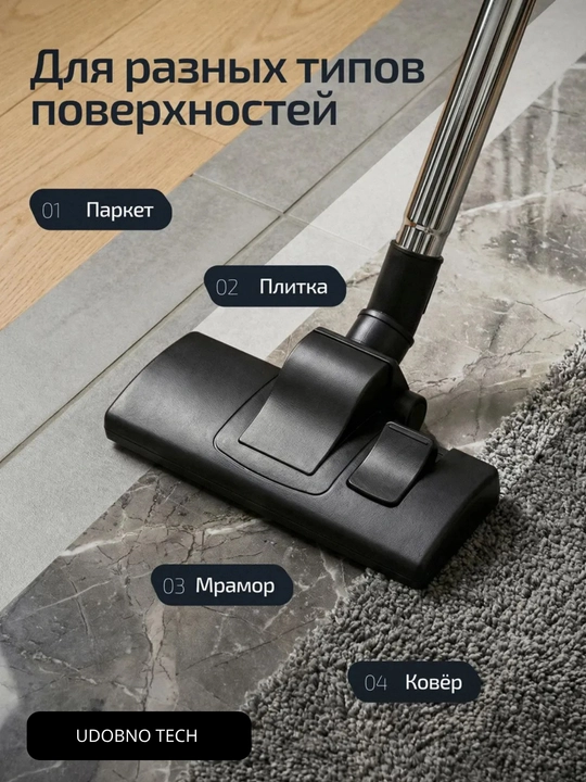 Пылесос Samsung мощный 4000W, инновационный циклонный, телескопической трубой, HEPA фильтр