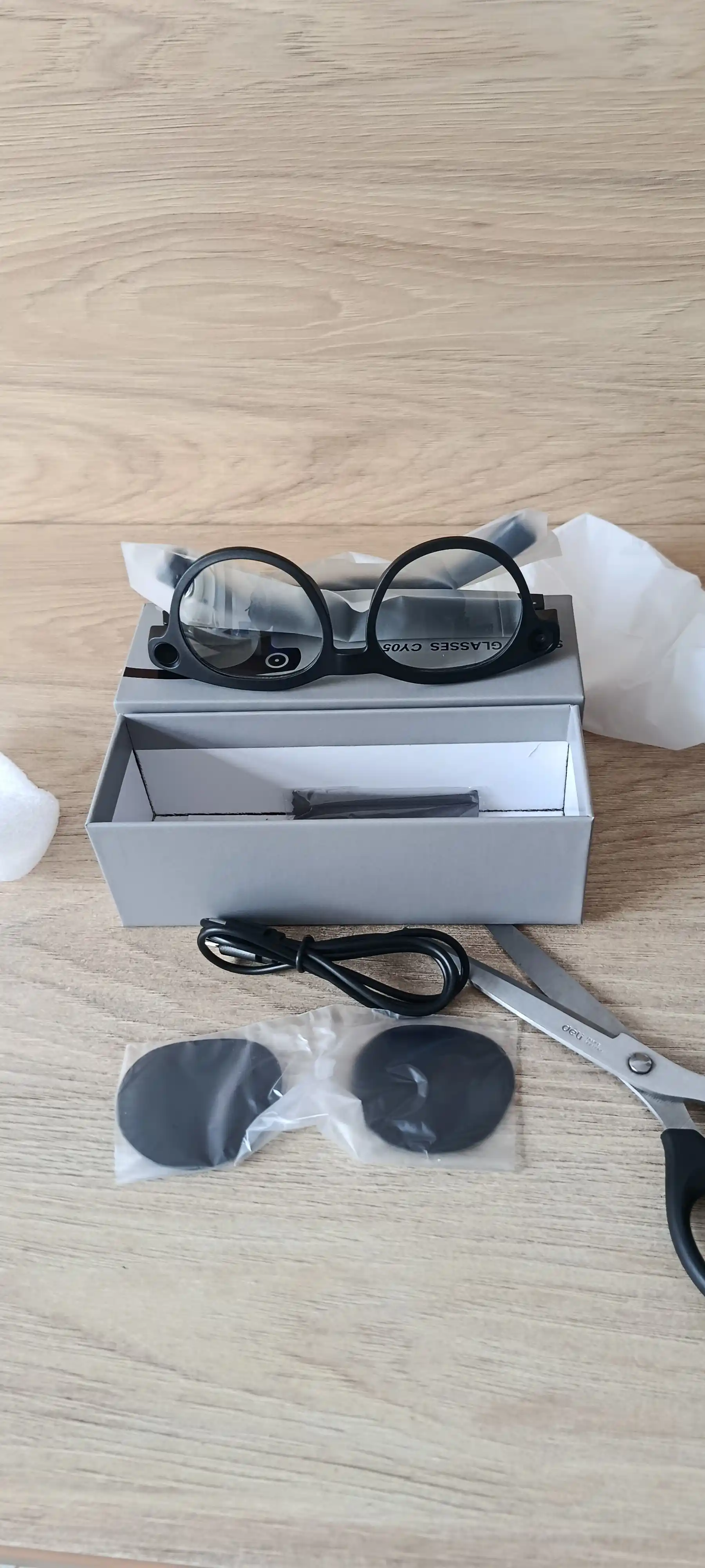 Kamera bilan smart ko‘zoynak - 1080P · 8 MP, AI funksiyalari, CY05, smart ko‘zoynak