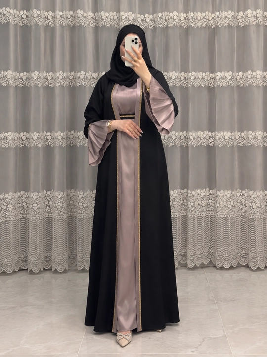 Ayollar uchun abaya ikkilik baza, kechki ko‘ylak, hijob kiyim, ayollar uchun